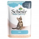 Schesir cat, вологий корм для кошенят з тунцем 100гр.(пауч)