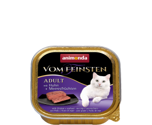 Animonda Vom Feinsten, вологий корм для котів з м'ясом курки та морепродуктами
