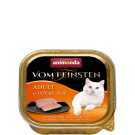 Animonda Vom Feinsten, вологий корм для котів з м'ясом  домашньої птиці та телятиною