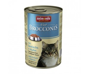Animonda Brocconis cat, вологий корм для котів з  с сайдою та куркою