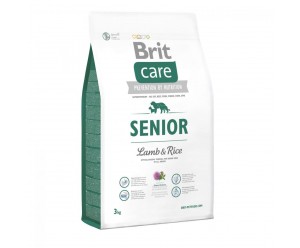Brit Care Senior Lamb & Rice, корм для собак похилого віку