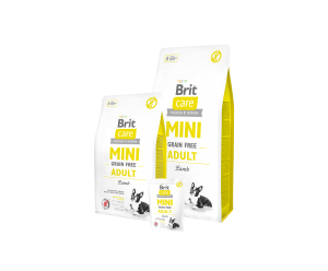 Brit Care Mini Grain Free Adult, беззерновий корм для собак малих порід з ягням
