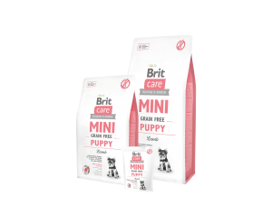 Brit Care Mini Grain Free Puppy, беззерновий гіпоалергенний корм для собак з ягням