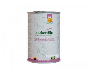 Baskerville Holistic, вологий корм для собак з кабаном та качкою, гарбузом і зеленню 