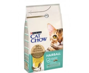 Purina Сat Chow Hairball control, сухий корм для котів, проти утворення шерстяних кульок у шлунковому тракті