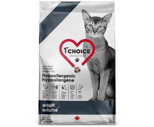 1st Choice Adult Hypoallergenic, гіпоалергенний корм для котів з качкою