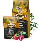 Carnilove Salmon & Turkey, беззерновий корм для собак великих порід з Лососем та Індичкою