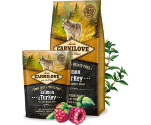 Carnilove Salmon & Turkey, беззерновий корм для собак з лососем та індичкою