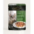 Edel Cat, вологий корм для котів з індичкою та качкою в соусі 100 гр