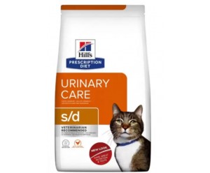 Hills Prescription Diet Urinary Care S/D Chicken, лікувальний корм для котів з хворобами сечовивідних шляхів