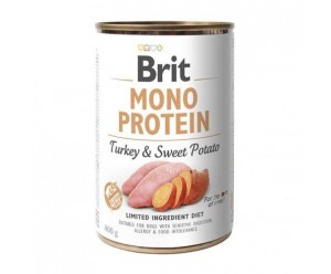 Brit Mono Protein Turkey & Sweet Potato 400 г Вологий корм для собак з Індичкою та бататом