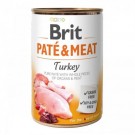 Brit Paté & Meat Dog k 400 g Turkey  Вологий корм з шматочками в паштеті з Індичкою