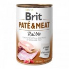 Brit Paté & Meat Dog k 400 g Rabbit  Вологий корм з шматочками в паштеті з Кроликом
