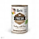 Brit Fresh Turkey Peas  400g Вологий корм з Індичкою, горошком для собак