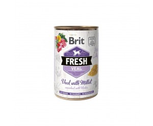 Brit Fresh Veal Millet k 400g Вологий корм з Яловичиною, пшоном для собак