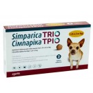 Simparica Trio жувальні таблетки від бліх та глистів для собак вагою 1,3-2,5кг