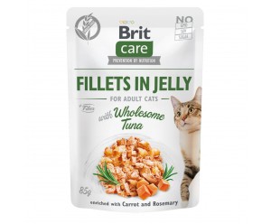 Brit Care Cat вологий корм для котів Тунець в желе