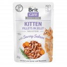 Brit Care Cat вологий корм для кошенят пікантний Лосось в желе