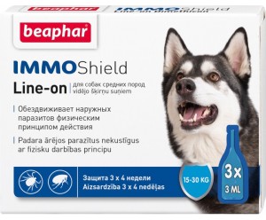 Beaphar IMMOShield Краплі від бліх та кліщів  для собак вагою 15-30кг