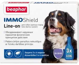 Beaphar IMMOShield Краплі від бліх та кліщів  для собак вагою 30-50кг