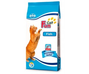 Fun Cat Farmina(Фарміна) Adult Fish, сухий корм для дорослих котів з Рибою фармина фарміна фан кет 