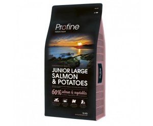Profine Junior Large Breed Salmon Сухий корм для цуценят та молодих собак великих порід (вагою від 25 кг) з Лососем