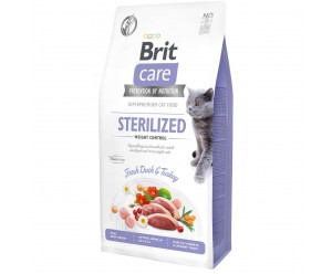 Brit Care Cat GF Sterilized Weight Control Сухий корм для стерилізованих котів та котів із надмірною вагою