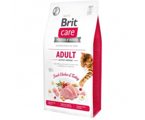 Brit Care Cat GF Adult Activity Support Сухий корм для котів, які живуть на вулиці