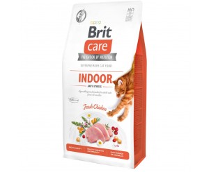 Brit Care Cat GF Indoor Anti-stress Сухий корм для котів, які постійно перебувають у приміщенні 