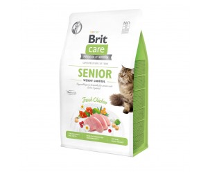 Brit Care Cat GF Senior Weight Control Сухий корм для котів похилого віку з надмірною вагою
