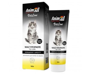 Animall VetLine Malt Fitopaste for cats фітопаста для котів, для виведення шерсті 100гр