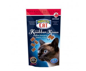 Perfecto Cat Knabber Kissen mit Rind ласощі для котів з Яловичиною 50гр.