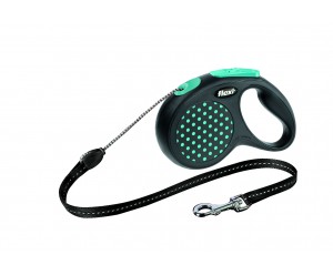 Flexi Design S Cord 5м.синій рулетка-повідець для собак до 12кг Трос