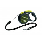 Flexi Design M Cord 5м.жовтий рулетка-повідець для собак до 20кг Трос