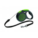 Flexi Design M Cord 5м.зелений рулетка-повідець для собак до 20кг Трос