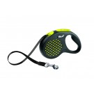 Flexi Design S Tape 5м.жовтий рулетка-повідець для собак до 15кг Стрічка