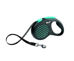 Flexi Design S Tape 5м.синій рулетка-повідець для собак до 15кг Стрічка