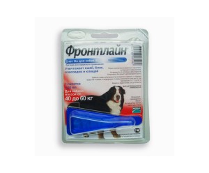 Merial Frontline Spot-on Dog ФРОНТЛАЙН XL каплі від бліх та кліщів для собак (40-60кг)