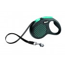 Flexi Design M Tape 5м.синій рулетка-повідець для собак до 25кг Стрічка