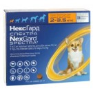 NexGard Spectra Таблетки від бліх і кліщів для собак вагою від 2 до 3,5 кг