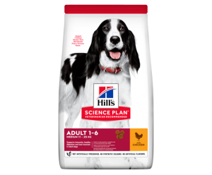 Hills Science Plan Canin Adult  Medium корм для собак середніх порід з Куркою 2,5 кг