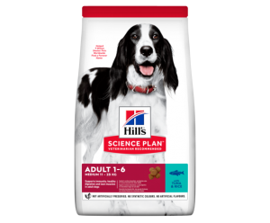 Hills Science Plan Canin Adult  Medium Tn&R корм для собак середніх порід з Тунцем та рисом-  2,5 кг