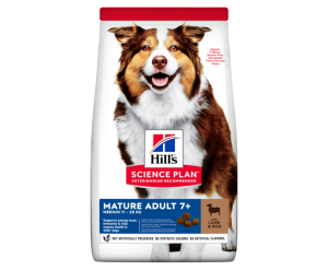 Hills Science Plan Canine Mature Adult 7+ Active Longevity Medium корм для Зрілих собак 7+ середніх порід з Ягням та рисом
