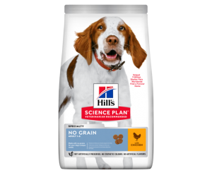 Hills Science Plan Canin Adult NoGrain Md Ch- Беззерновий корм для собак середніх порід з Куркою- 2,5 кг