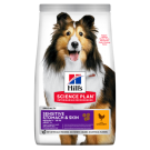 Hills Science Plan Canine Adult Sensitive Stomach & Skin Md Ch- корм для собак з Чутливим травленням та шкірою Медіум з Куркою