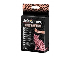 AnimAll Tofu Наповнювач соєвий, з ароматом персика 6L,  2,6кг