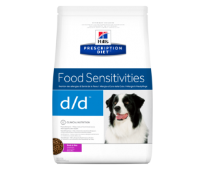 Hills PD Canine D/D лікувальний корм для собак з Качкою при харчовій чут-сті, захв. шкіри--12 кг