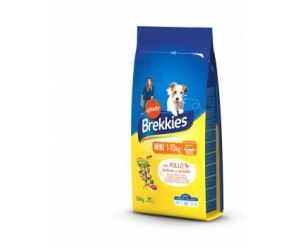 Brekkies Dog Mini Повноцінний корм для дорослих собак малих порід з Куркою