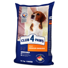 CLUB 4 PAWS Premium Клуб 4 Лапи, сухий повнораціонний корм для собак середніх порід
