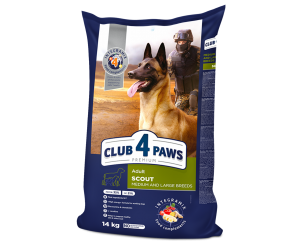 C4P Premium сухий корм для дорослих робочих собак середніх та великих порід
